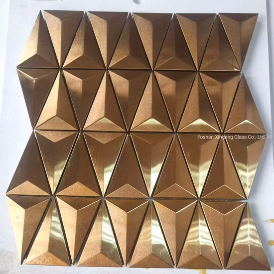 3D効果の六角形の装飾/装飾/アート/金属/ステンレス鋼のモザイクタイル、壁の装飾用